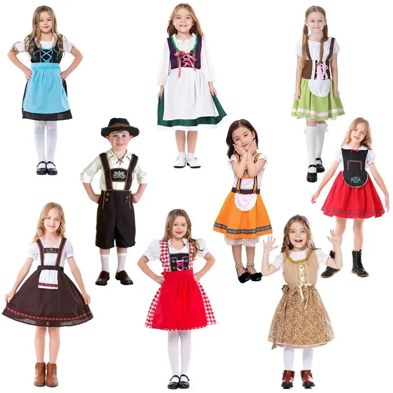 BavariaKids – Kinder Oktoberfest kostuum – Authentieke klederdrachtlook