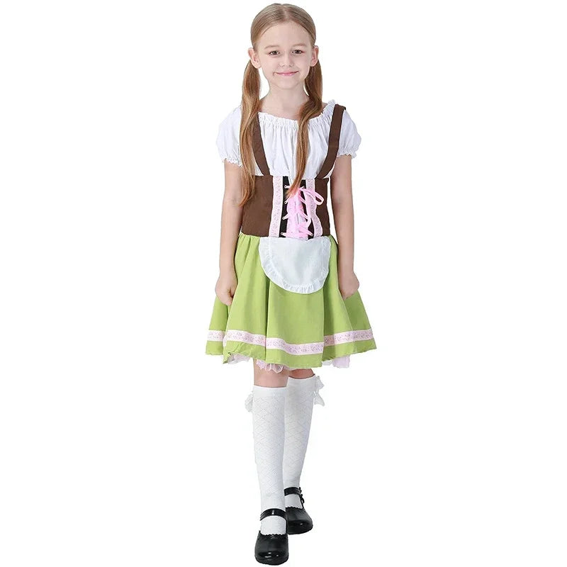 BavariaKids – Kinder Oktoberfest kostuum – Authentieke klederdrachtlook