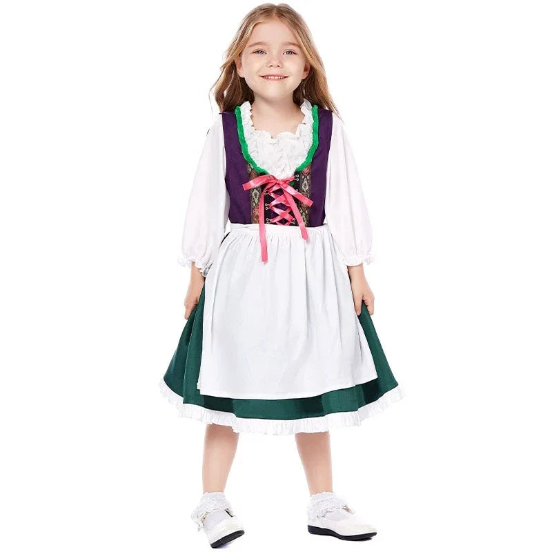 BavariaKids – Kinder Oktoberfest kostuum – Authentieke klederdrachtlook