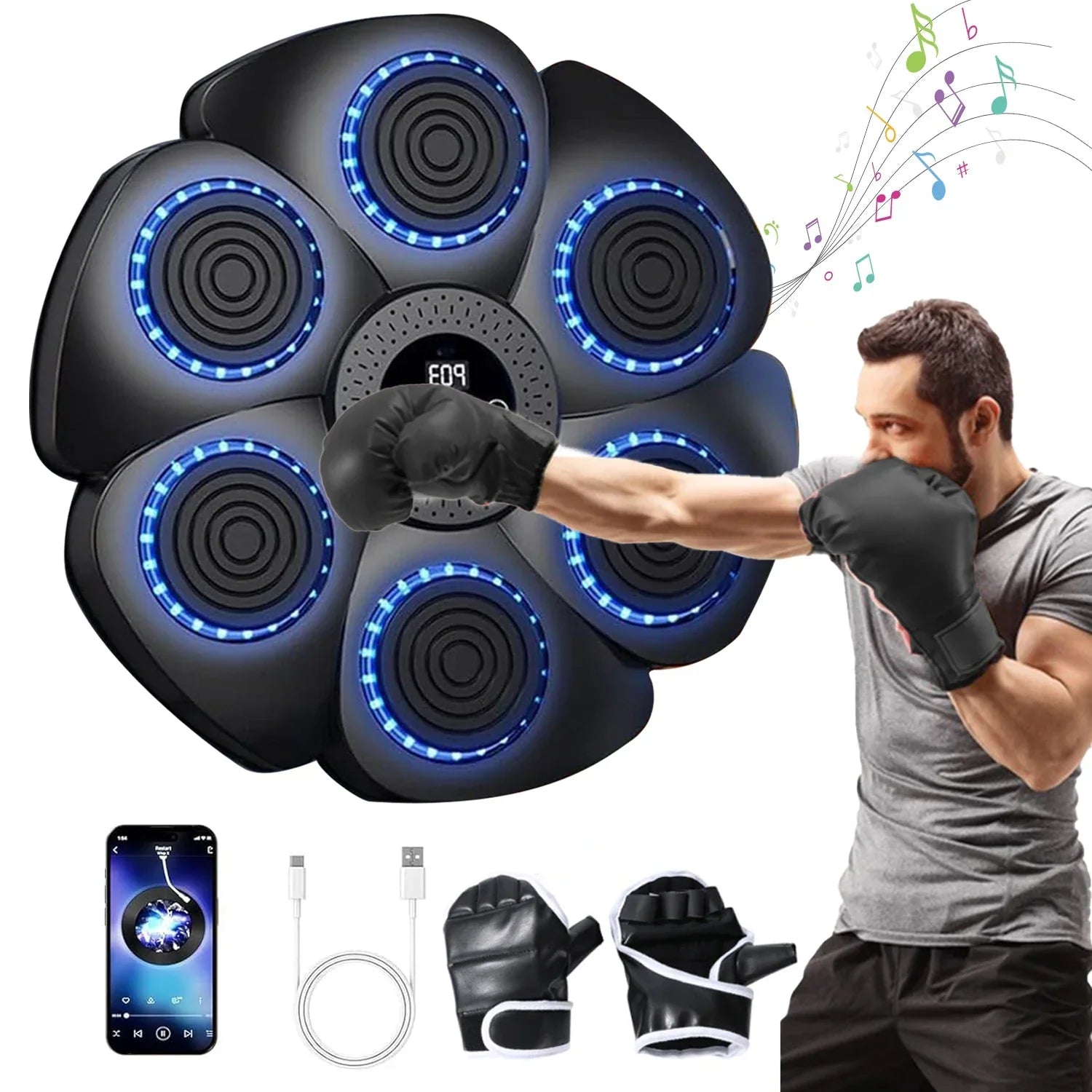 BeatStrike - Interactief Muzikaal Boksspel voor Thuis