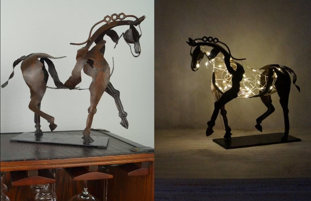 Beeld - Adonisma - Paard Design - Metalen Ornament