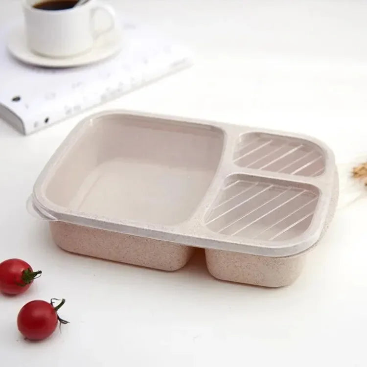 Lunexa – Bento box tarwevezel magnetronbestendig – school & onderweg