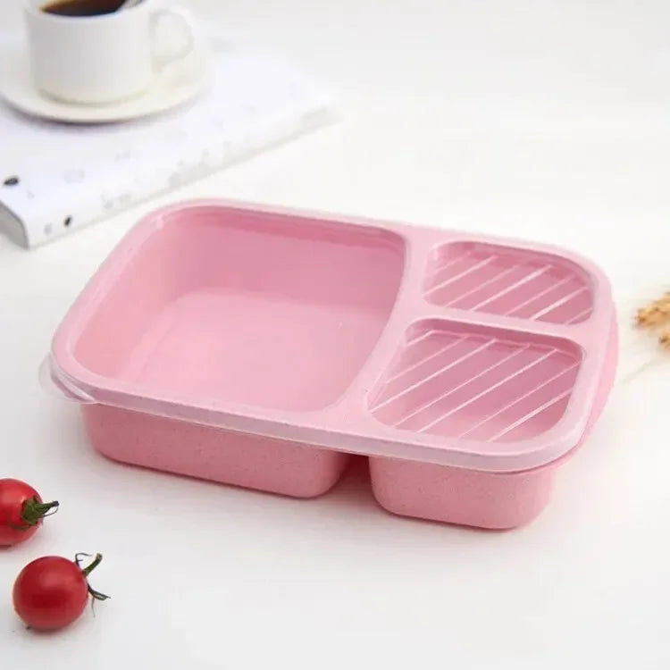 Lunexa – Bento box tarwevezel magnetronbestendig – school & onderweg