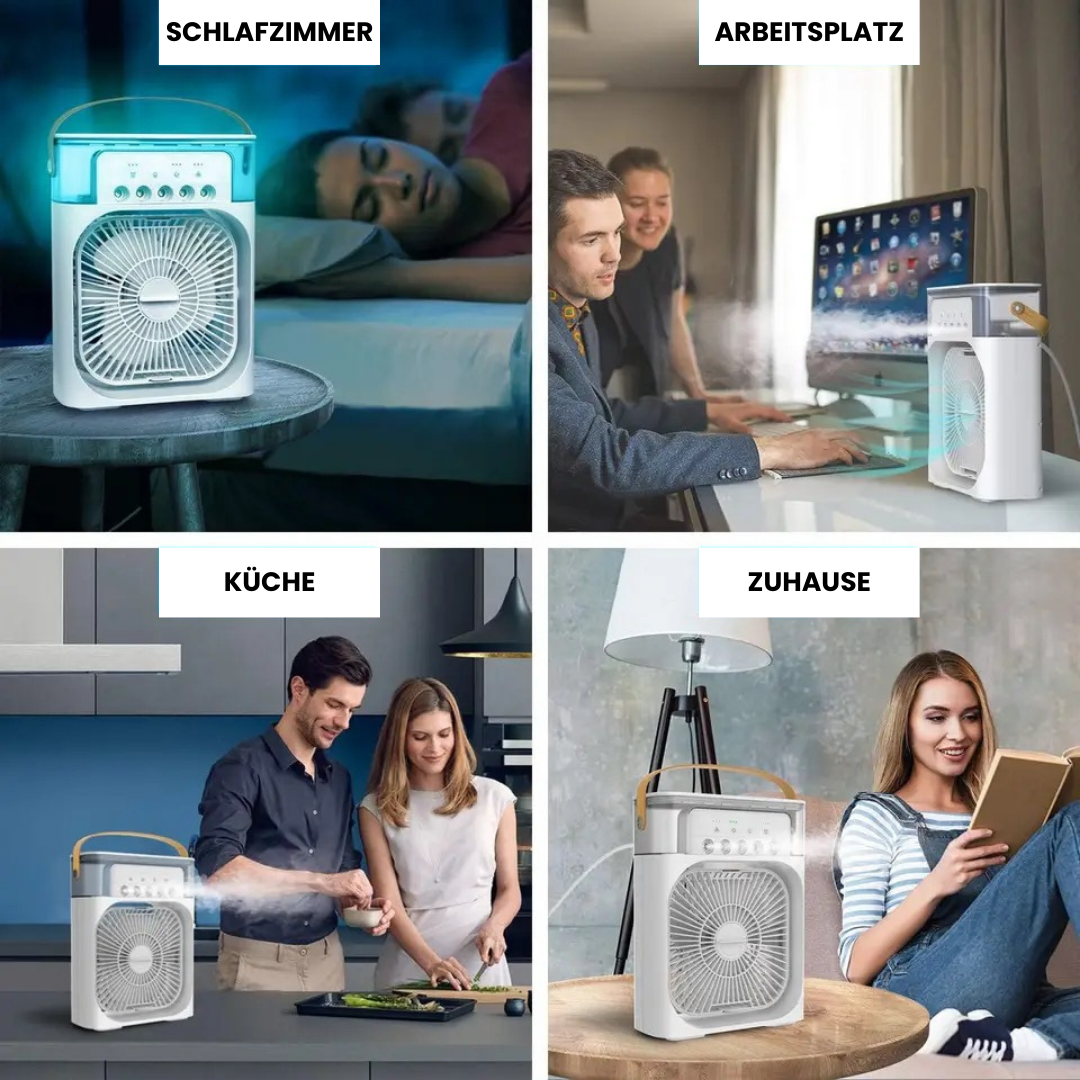 Frionix Mini Airco – Draagbare Verdampingskoeler met Accu & USB