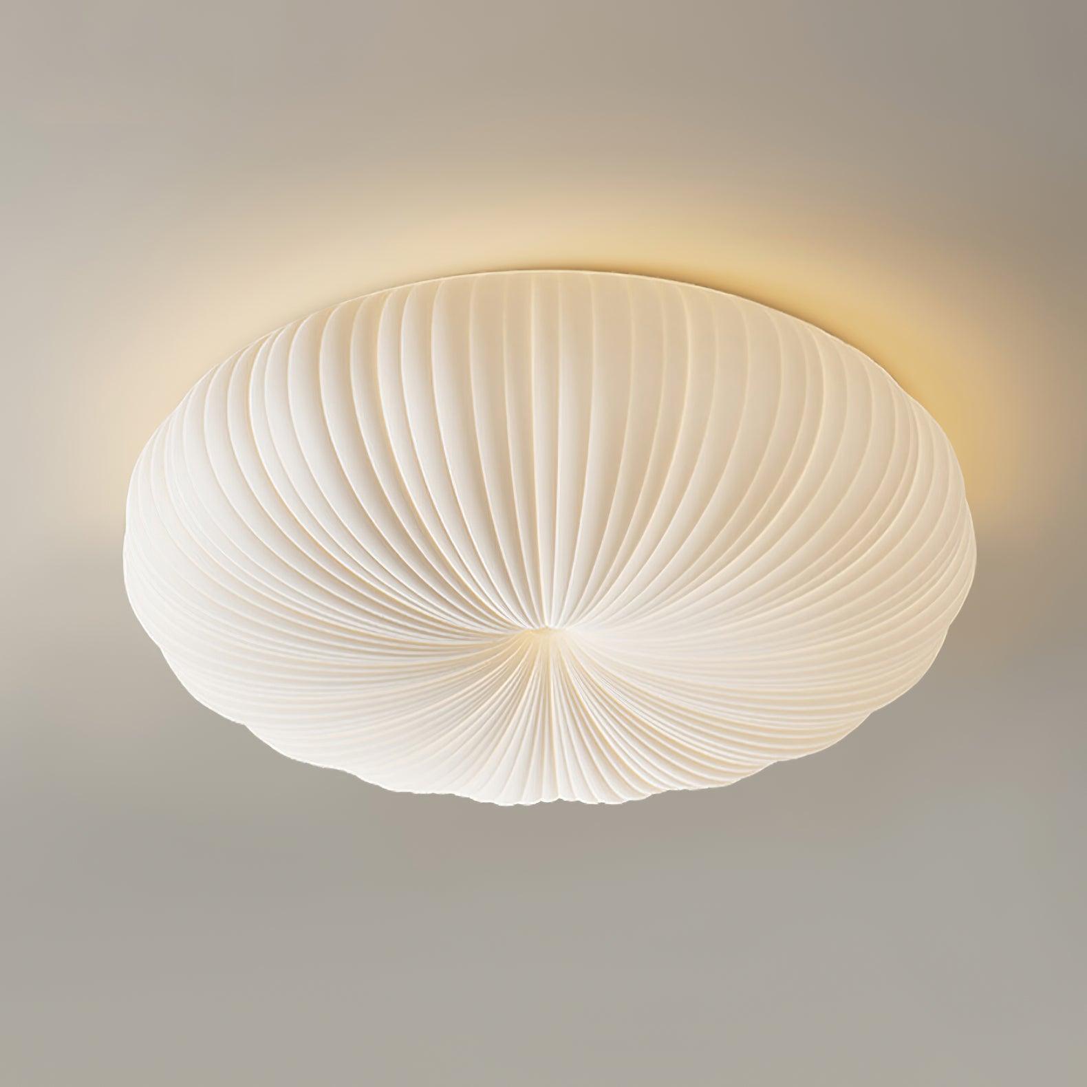 Roby – Moderne LED plafondlamp met plissé design – Acryl & metaal