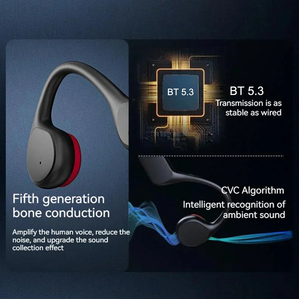 Bone conduction headphones - Safe cycling & running