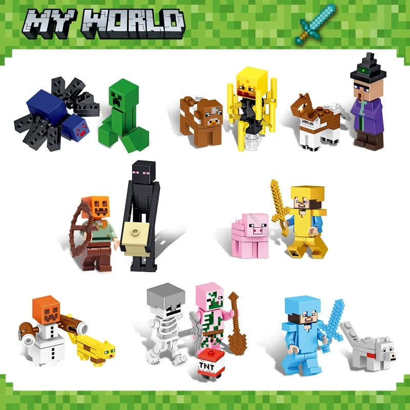 BlockCraft – Bouwstenen Speelset 500+ Onderdelen Educatief Kinderspeelgoed