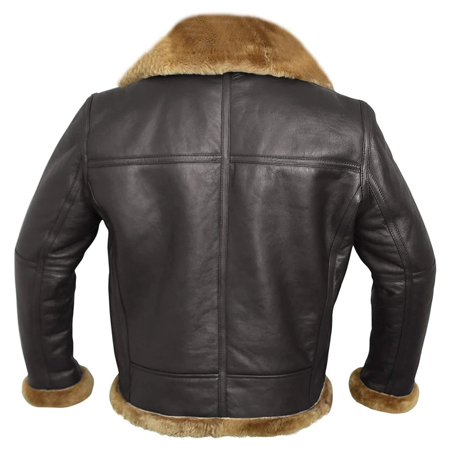 RAF B3 | Chaqueta de piloto de piel vuelta para lujo y calor