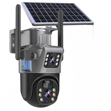 DualGuard 4K Beveiligingscamera – Draadloos, Slim en op Zonne-energie