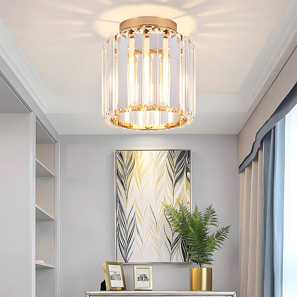 Bravura – Moderne flush plafondlamp – 1-lichts zwart design