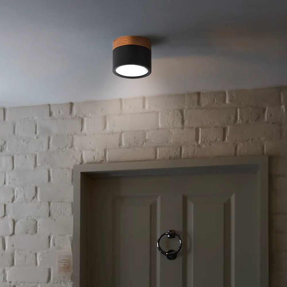 Cylora – Compacte flush plafondlamp – Moderne aluminium LED spot