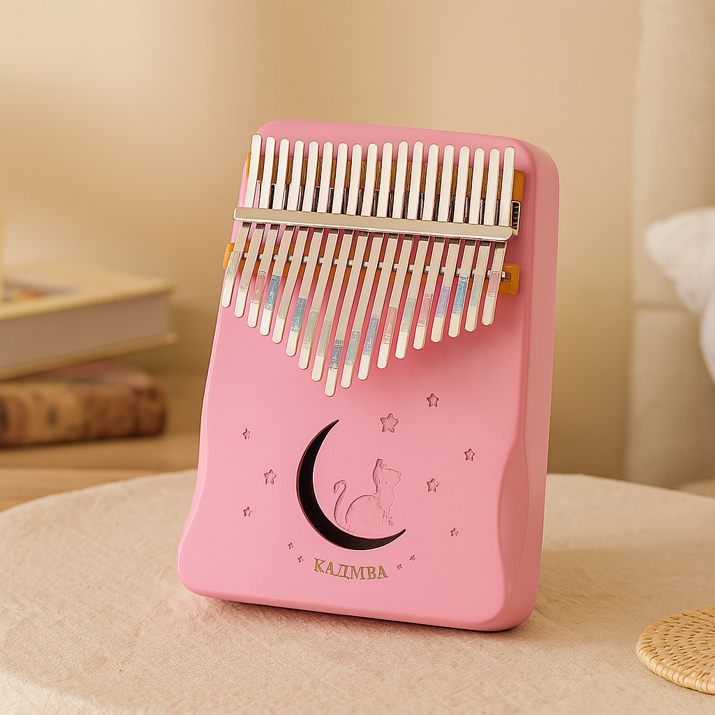 Træ – 17-toets Kalimba duimpiano van hout – Beginners muziekset