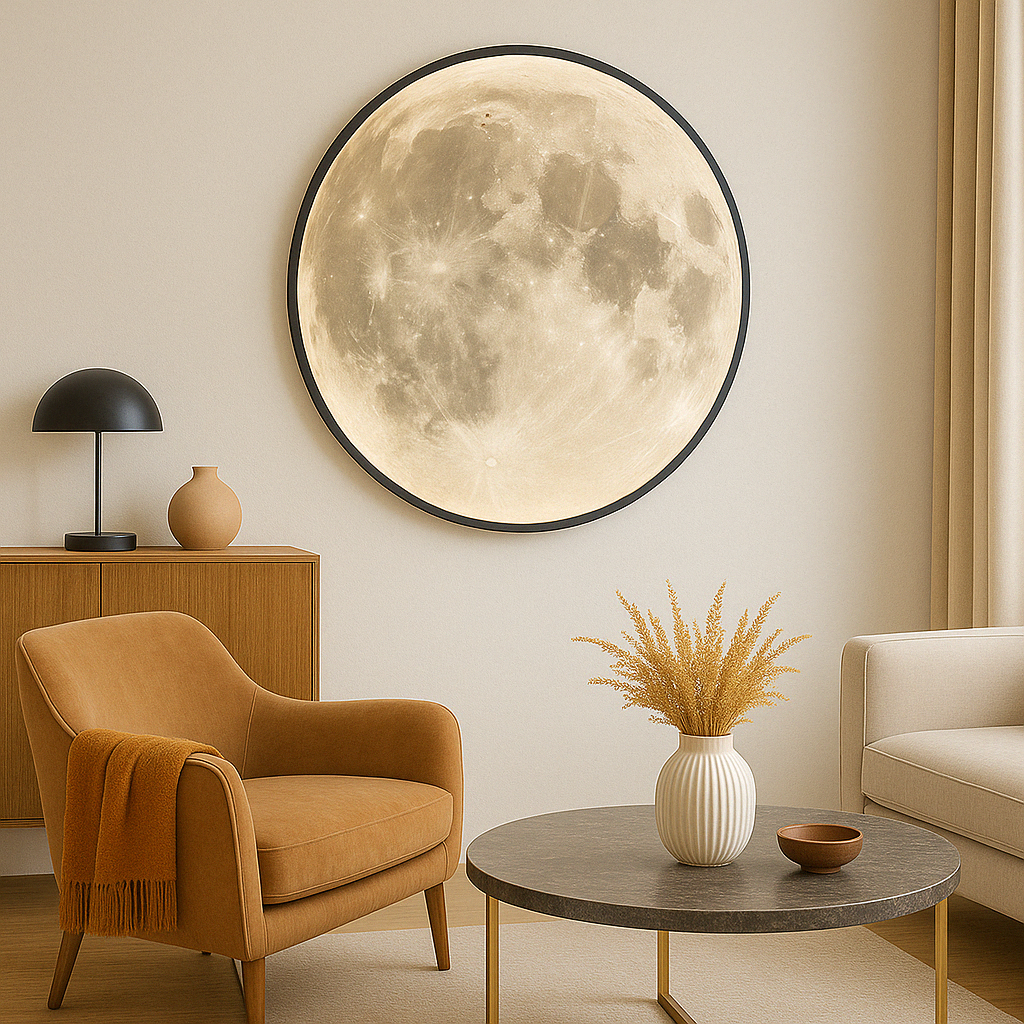Lunora – LED moon wall lamp – Decorative indoor & outdoor lighting