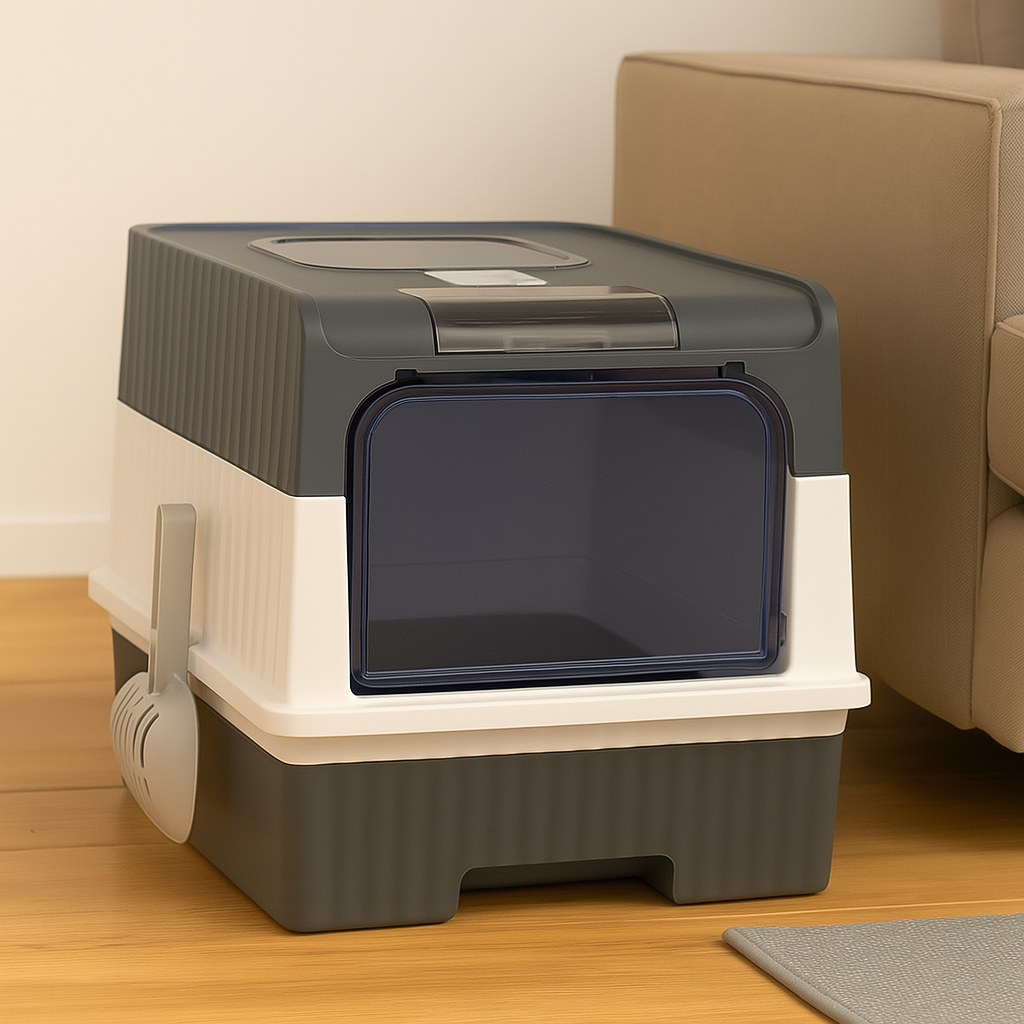 SteriPaw Haven – Automatic self-cleaning cat litter box with UV