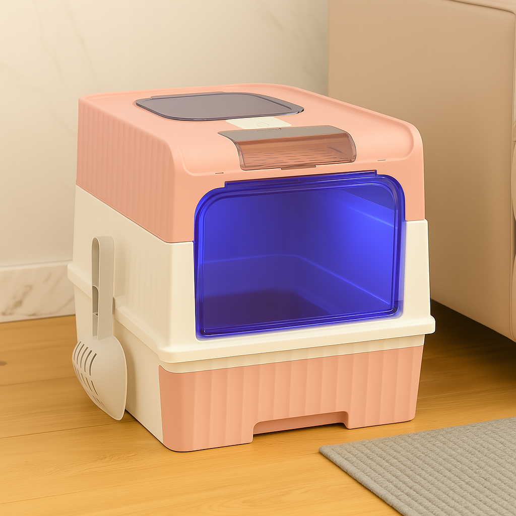 SteriPaw Haven – Automatic self-cleaning cat litter box with UV