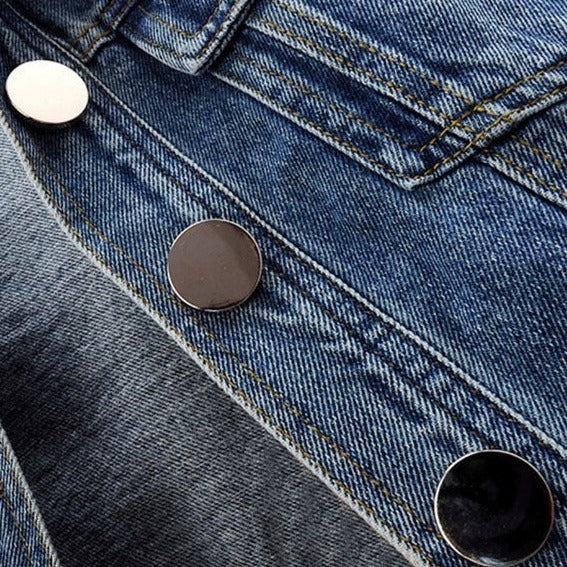 Uni Jacket | Short Denim Jean Jacket for Women with Classic Details