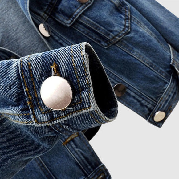 Uni Jacket | Short Denim Jean Jacket for Women with Classic Details