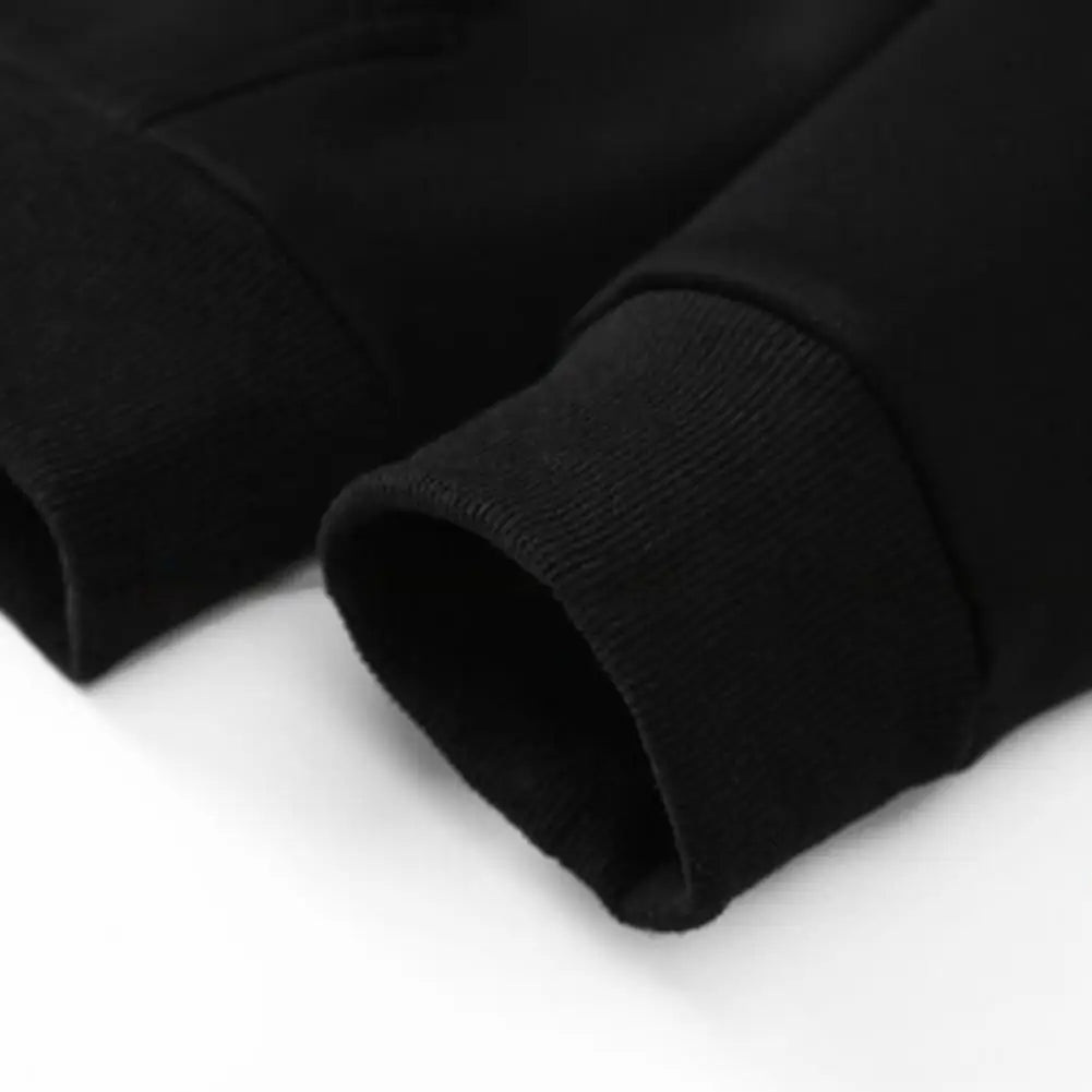 Ciepła bluza z kapturem dla mężczyzn i kobiet, wełna jagnięca, zimowa 5