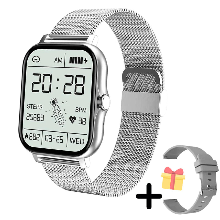CleanTech - Stijlvolle Multifunctionele Smartwatch 2.0
