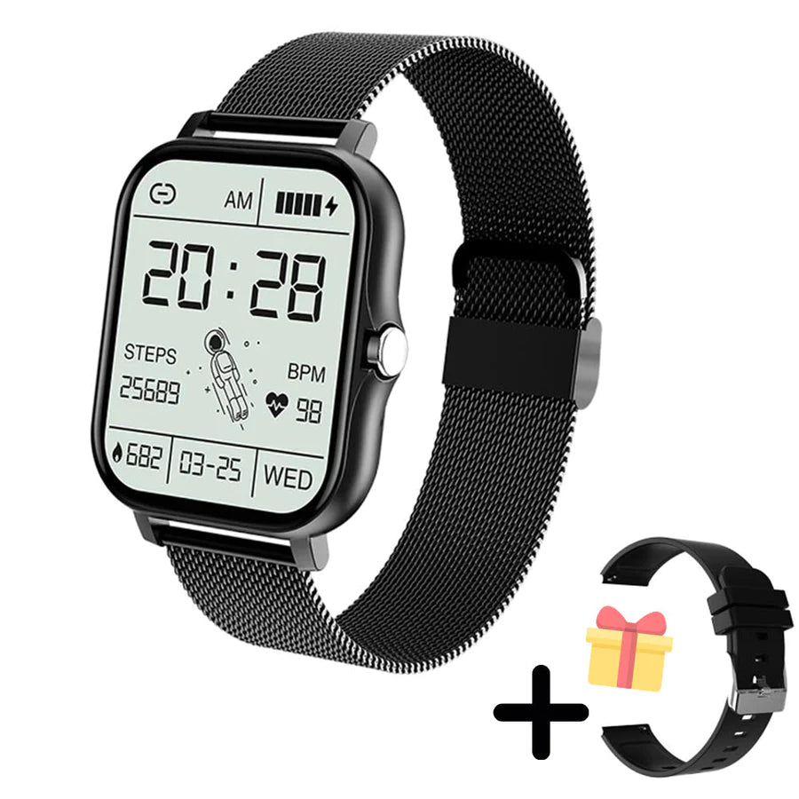 CleanTech - Stijlvolle Multifunctionele Smartwatch 2.0