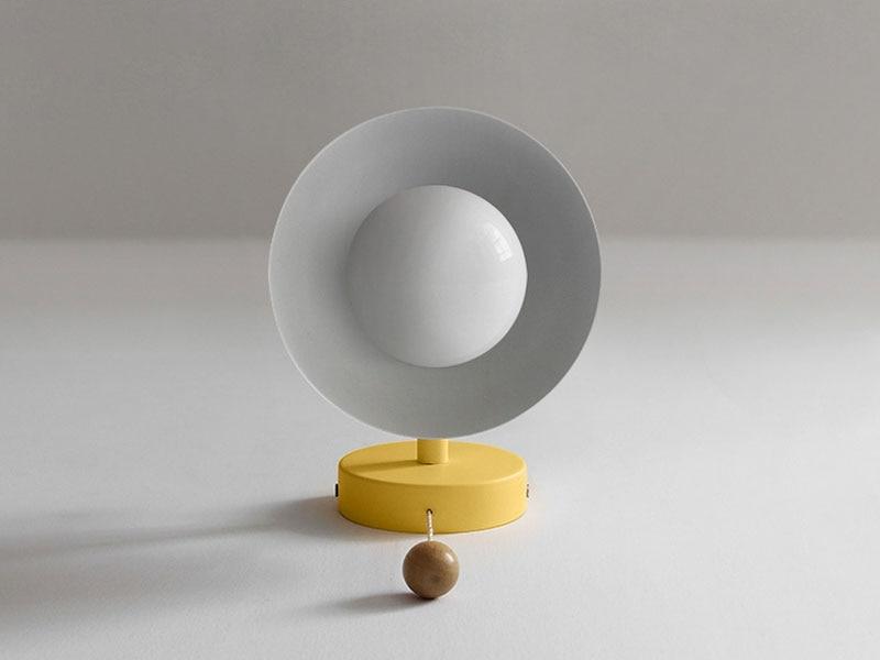 Aurora Living – Wall lamp with Wood & Metal, Mid-Century style