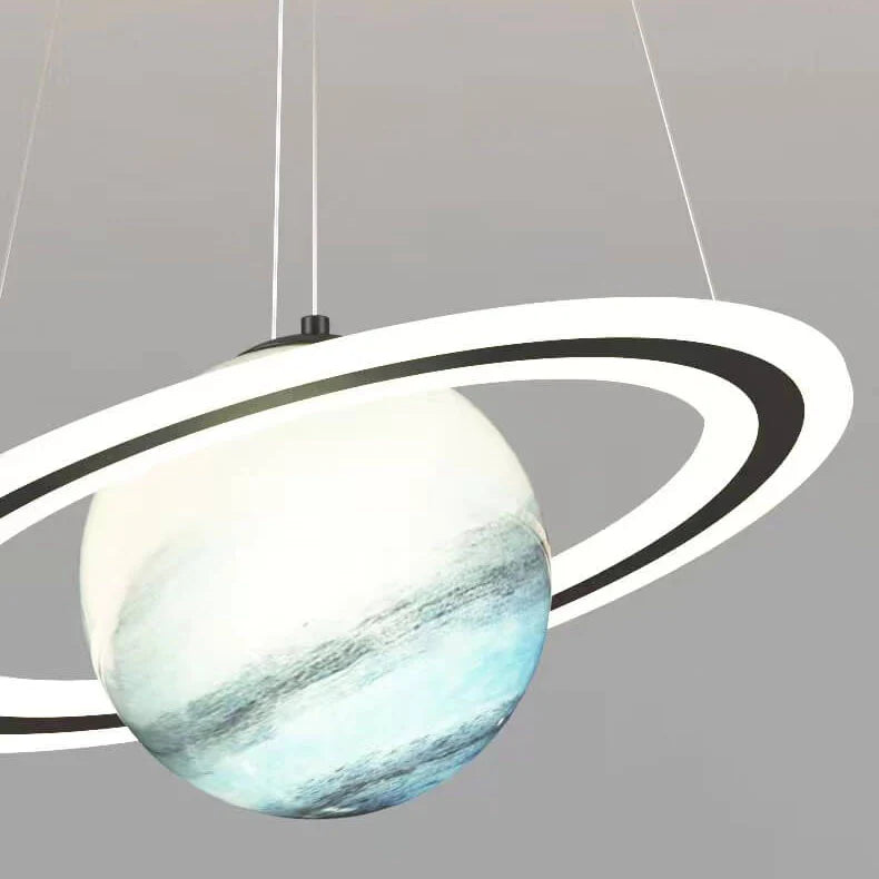 CosmoGlow – Children's room LED pendant lamp with planet design – energy-efficient