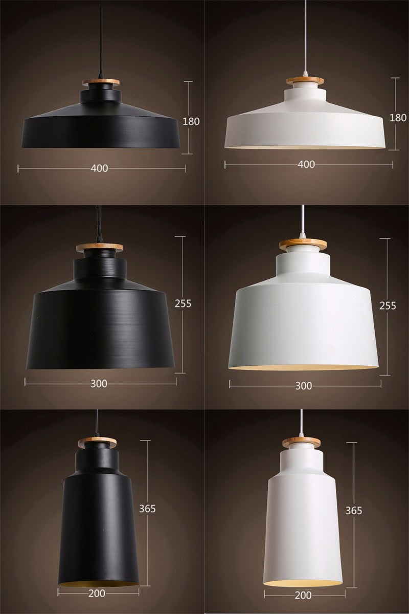 Scandiora – Wooden & metal pendant lamp in Scandinavian design