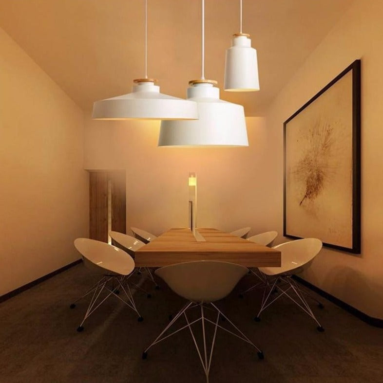 Scandiora – Wooden & metal pendant lamp in Scandinavian design