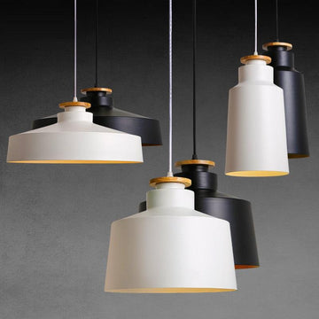 Scandiora – Wooden & metal pendant lamp in Scandinavian design