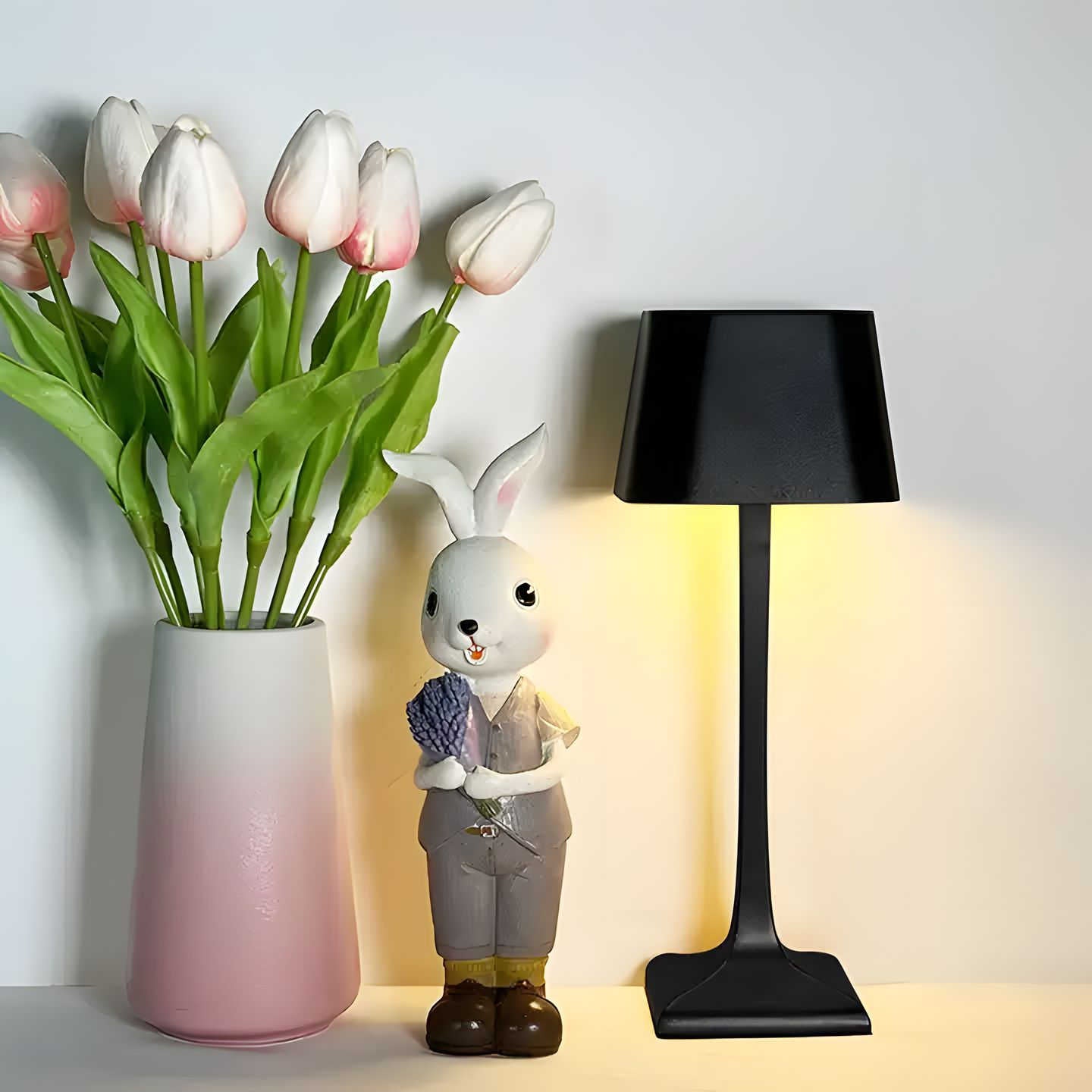 Lumora - Modern Wireless Table Lamp with Touch Dimmer Function