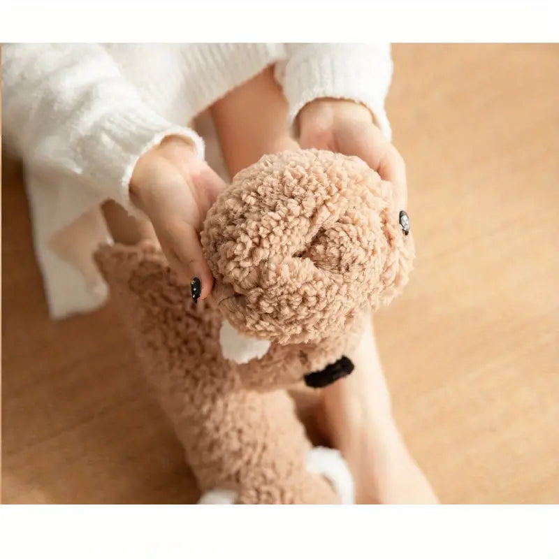 CozyPaws – Pluche antislip Wintersokken met Dierenmotief voor Kinderen en Volwassenen