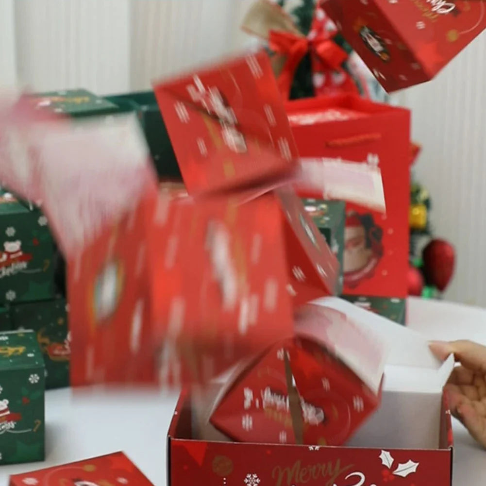 Creatieve DIY kerstverrassingsdoos set met pop-up functie 3