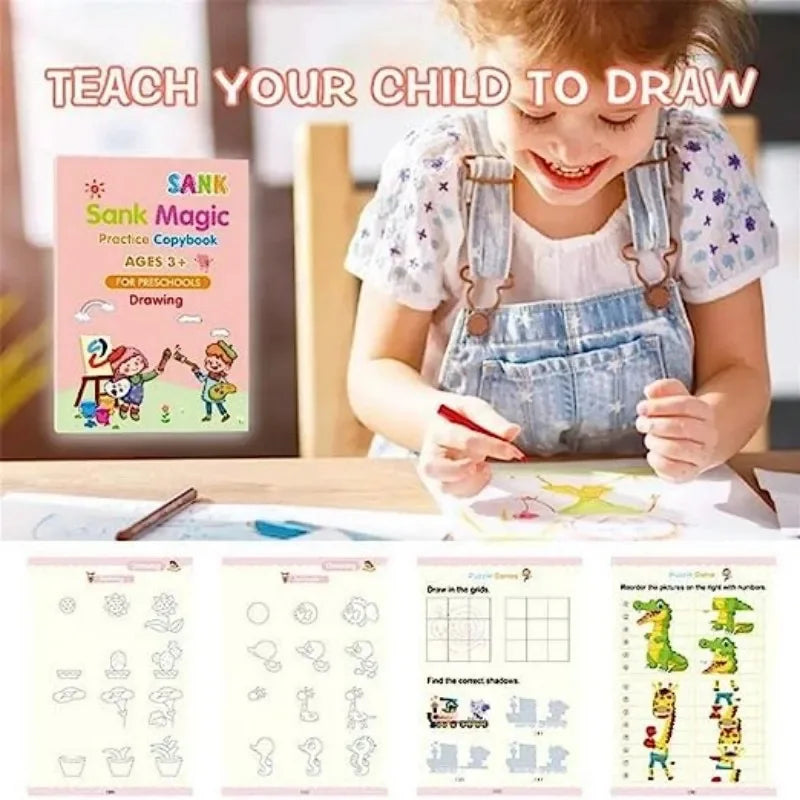 Melzano Magical Practice Book | Introduce children to writing