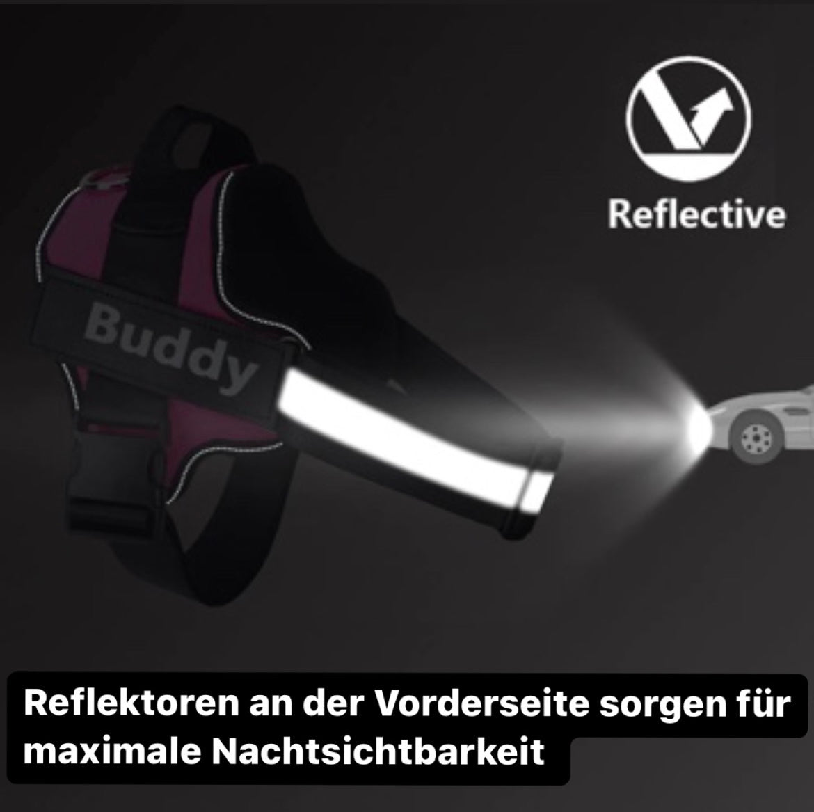 Pawver Anti-Trek Hondentuig – Reflecterend, Comfortabel & Uniek