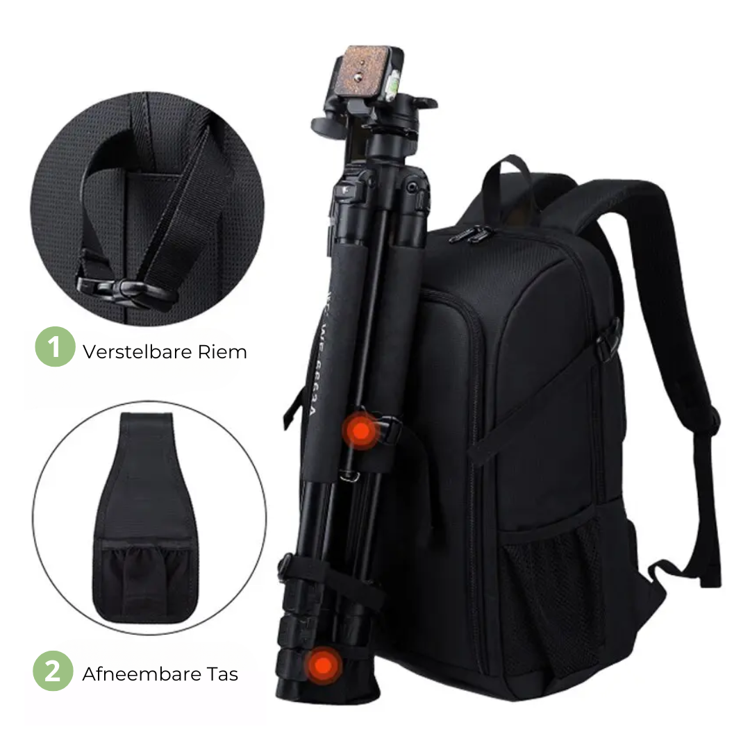 Outdoor Cameratas – Waterafstotende Rugzak voor DSLR/SLR & Laptop