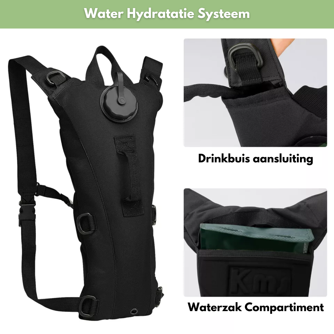Water Rugzak – 3L Hydratatie Systeem | Outdoor Drinksysteem Rugtas