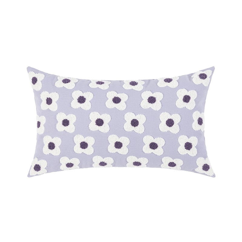 Florendi – Cotton pillowcase with daisy embroidery