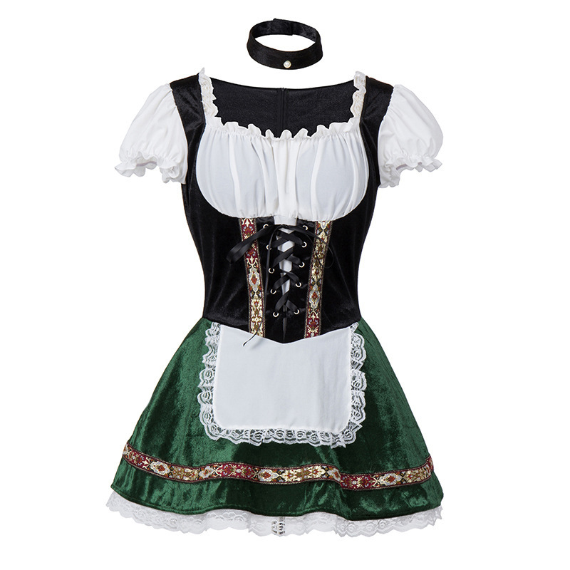 AlpenCharm – Women's Mini Dirndl made of Cotton – Festive & Feminine