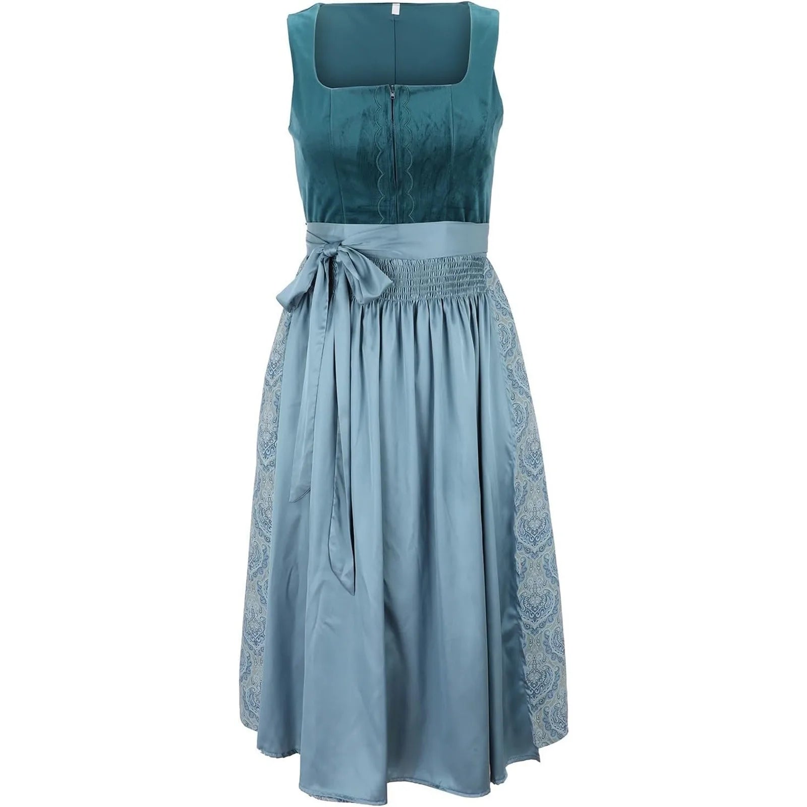 Bergpoesie – Dames Dirndl in Vintage Stijl – Hoogwaardige Stof voor Oktoberfest