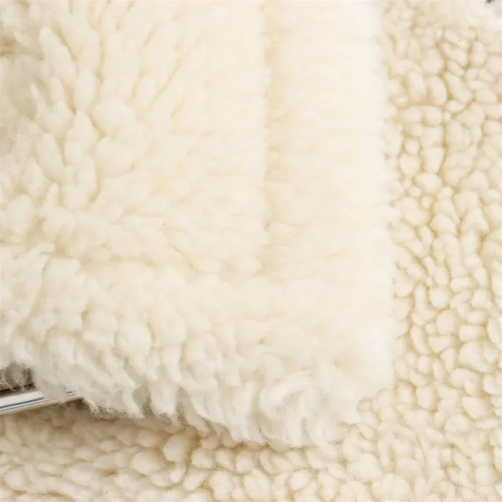 Damska Kurtka Motocyklowa z Sztucznym Futrem, Europejski Styl, Wygodne Dopasowanie 5