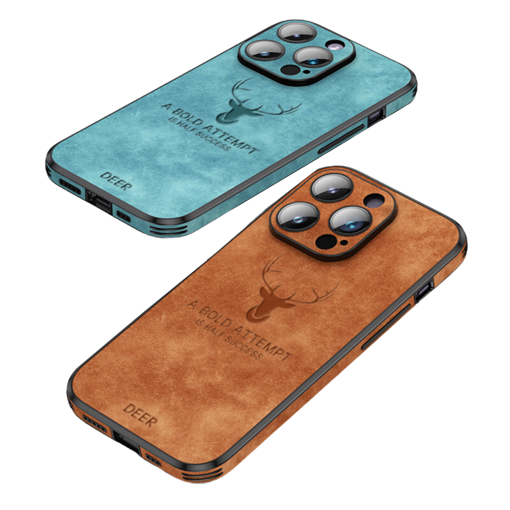 Deer – iPhone-hoes echt leer & schokbestendig – stijlvol en slank design