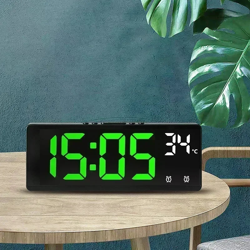 Zentix – Digital alarm clock voice-controlled with temperature – bedroom & desk