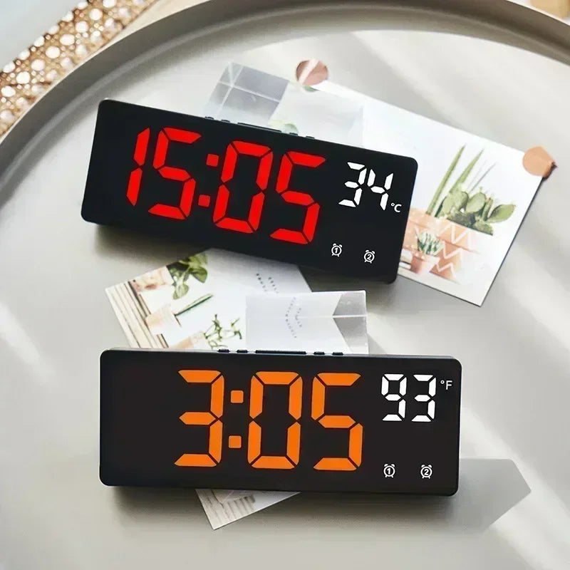 Zentix – Digital alarm clock voice-controlled with temperature – bedroom & desk