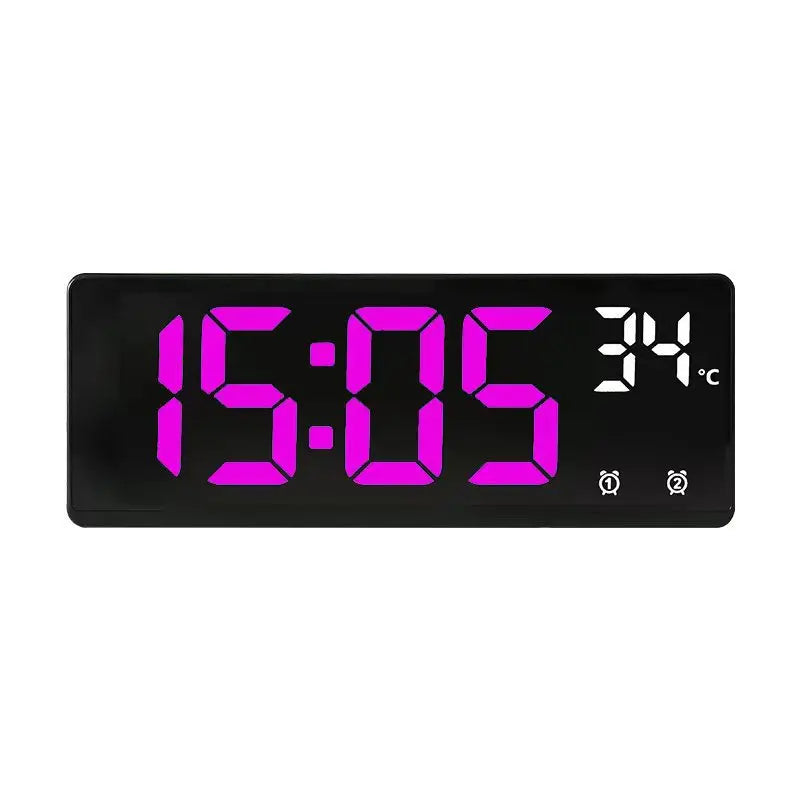 Zentix – Digital alarm clock voice-controlled with temperature – bedroom & desk