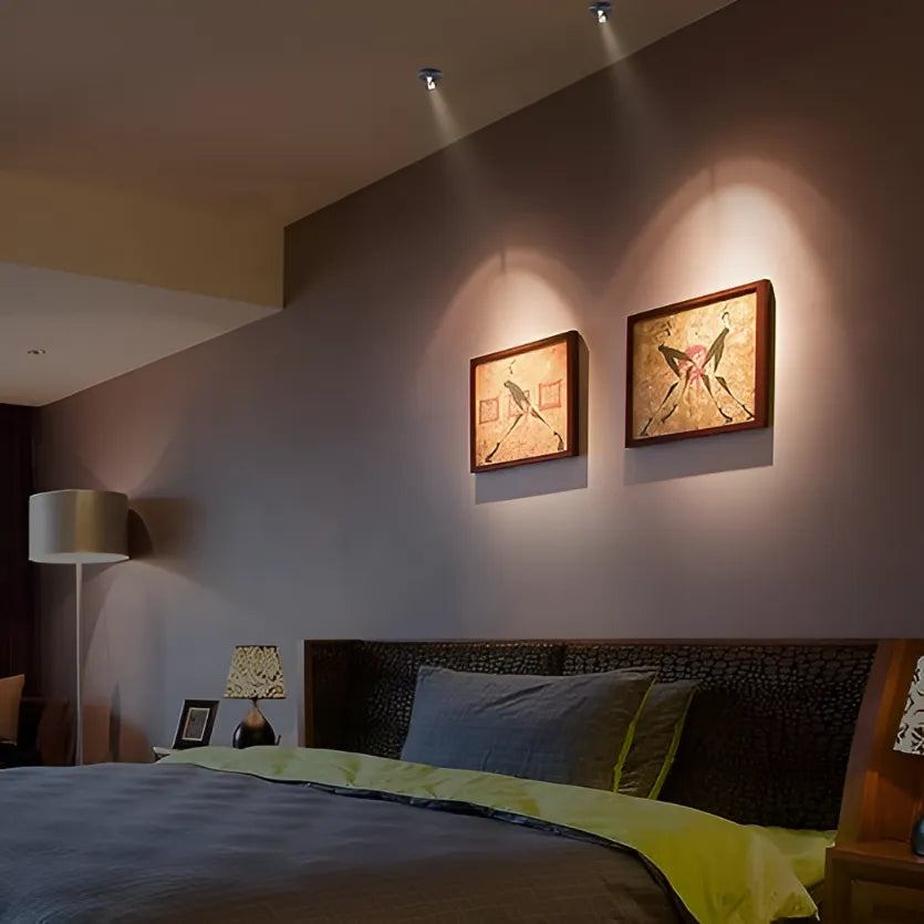 Dimbare Draadloze Spotlight met Afstandsbediening en Timer voor Binnengebruik