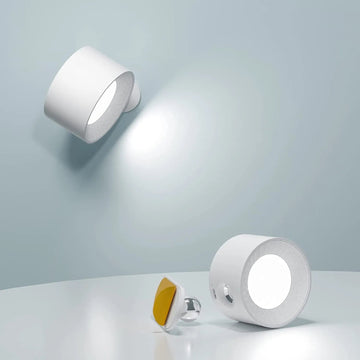 Dimbare Wandlamp op Batterijen met 360° Rotatie en Oplaadbare Batterij