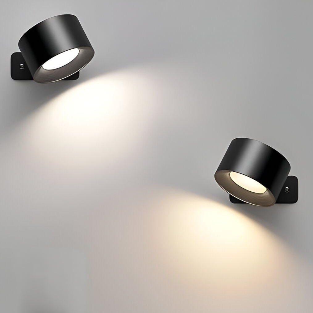 Dimbare Wandlamp op Batterijen met 360° Rotatie en Oplaadbare Batterij