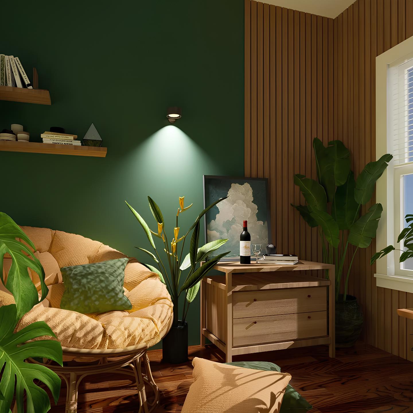 Dimbare Wandlamp op Batterijen met 360° Rotatie en Oplaadbare Batterij