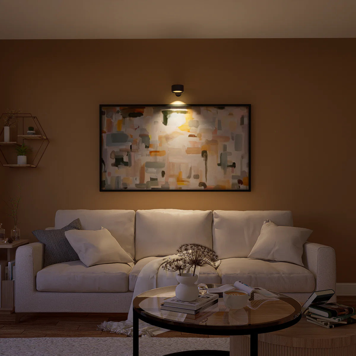 Dimbare Wandlamp op Batterijen met 360° Rotatie en Oplaadbare Batterij