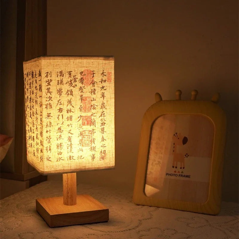 SinoLight – Dimbare LED-tafellamp in Chinese stijl – Voor slaapkamer & nachtkastje